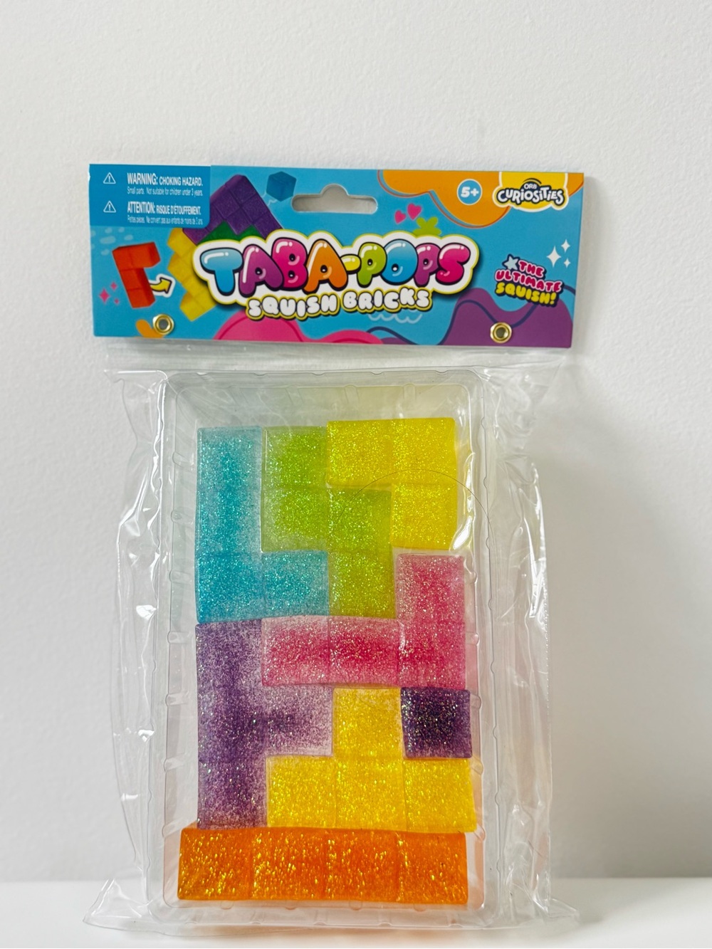 Taba Pops Squish Bricks Glitter Sensory Toy Fidget Puzzle Slime Stress Toy NEW